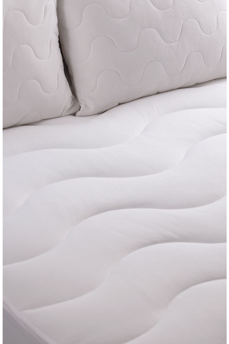 CoolMax® Cooling Mattress Pad, Alternate, color, WHITE