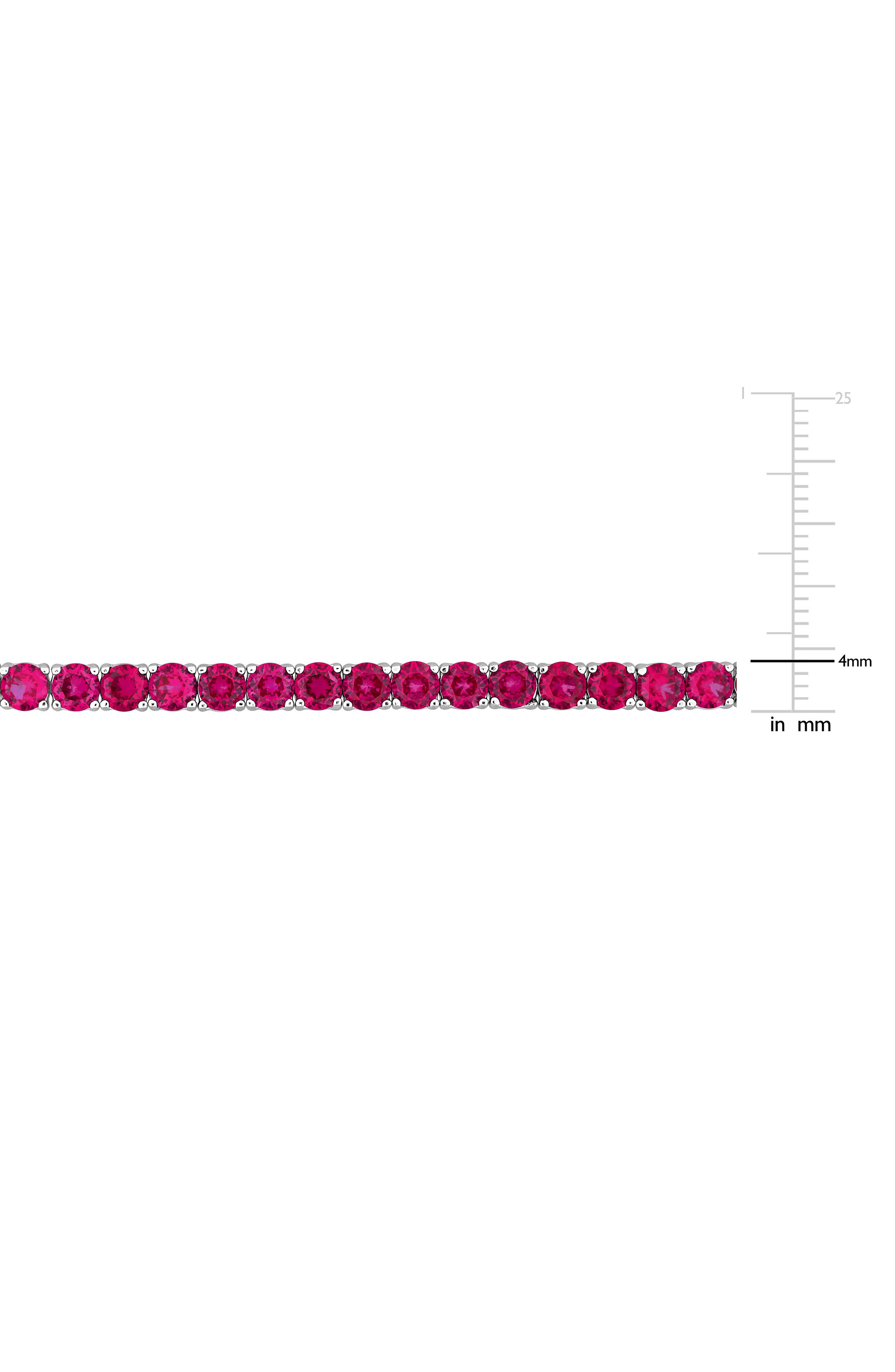 DELMAR Lab Created Ruby Tennis Bracelet (Women) | Nordstromrack