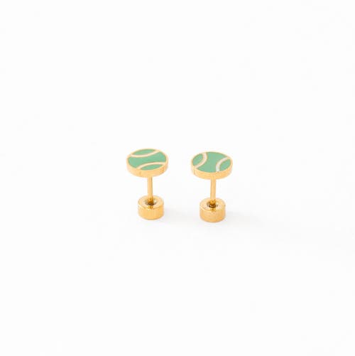 Pip Pop Tennis Ball Stud Earrings