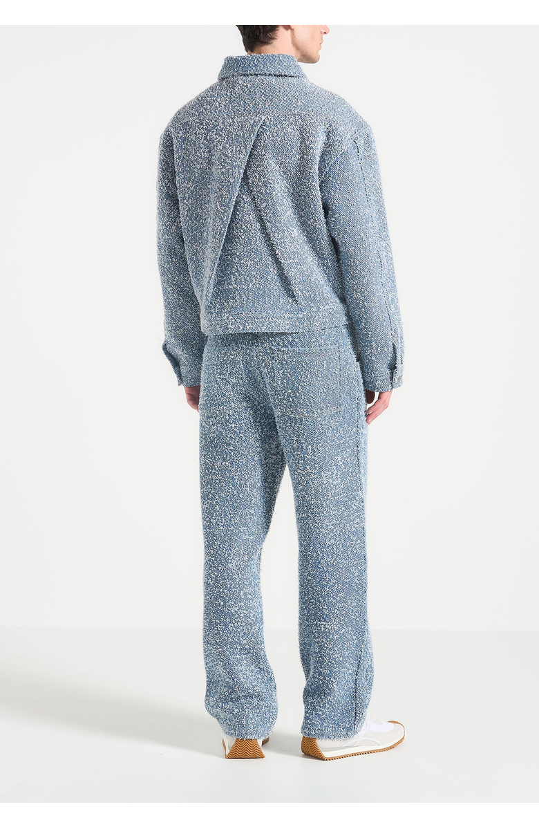 Manière De Voir Damien Boucle Jacket with Back Pleat, Alternate, color, Blue