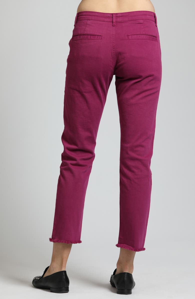 APNY Straight Leg Ankle Pants, Alternate, color, Bordeaux