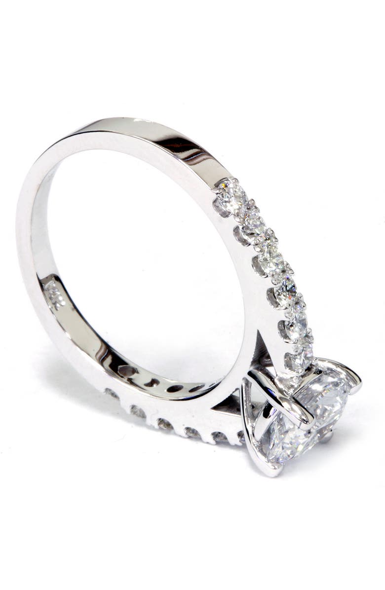 Bliss Diamond Certified 3.50Ct Diamond Engagement Ring Solitaire 14K Gold Lab Grown, Alternate, color, 14K White Gold