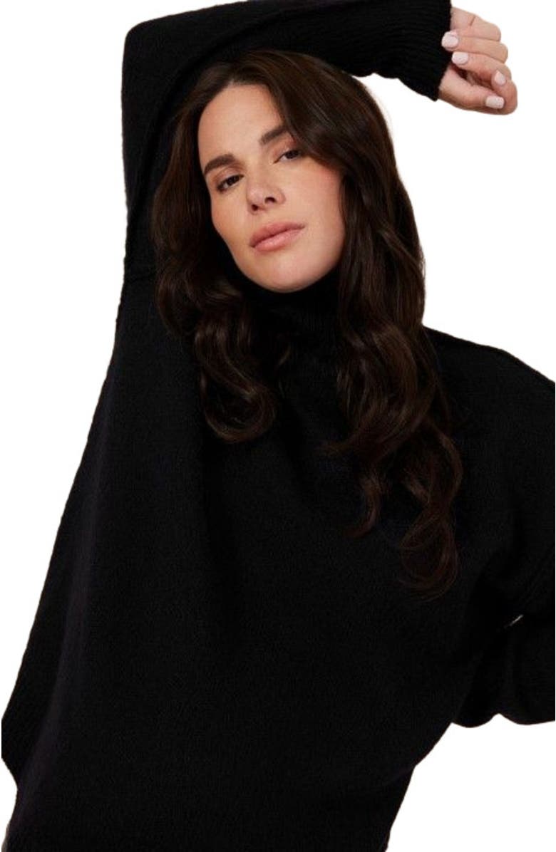 MOTHERHOOD MATERNITY Turtleneck Long Sleeve Knit Maternity Sweater, Alternate, color, 