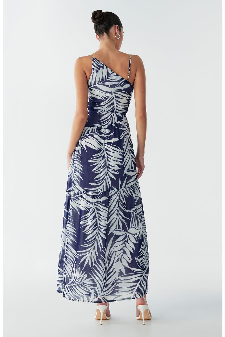 Vincent Maxi Dress, Alternate, color, Navy Palms