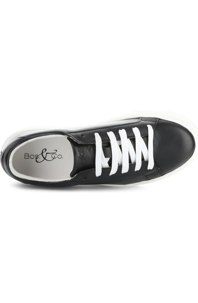 Bos. & Co. Maya Platform Sneaker, Alternate, color, Black/ White