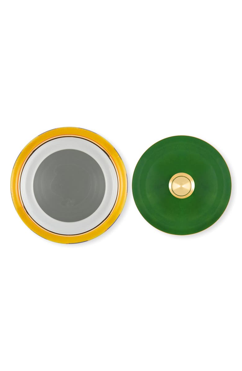 Dolce&Gabbana Carretto Sugar Bowl & Lid, Alternate, color, Medium Green