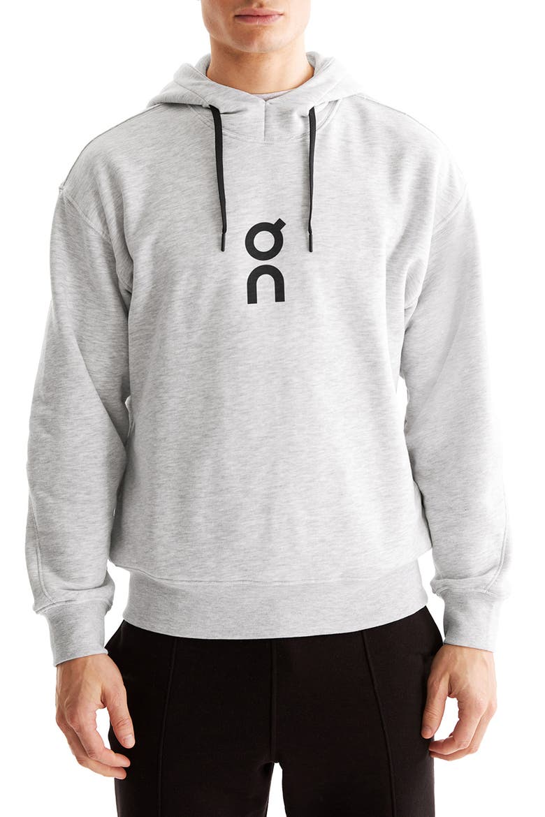 Club Oversize Organic Cotton Blend Hoodie, Main, color, CRATER