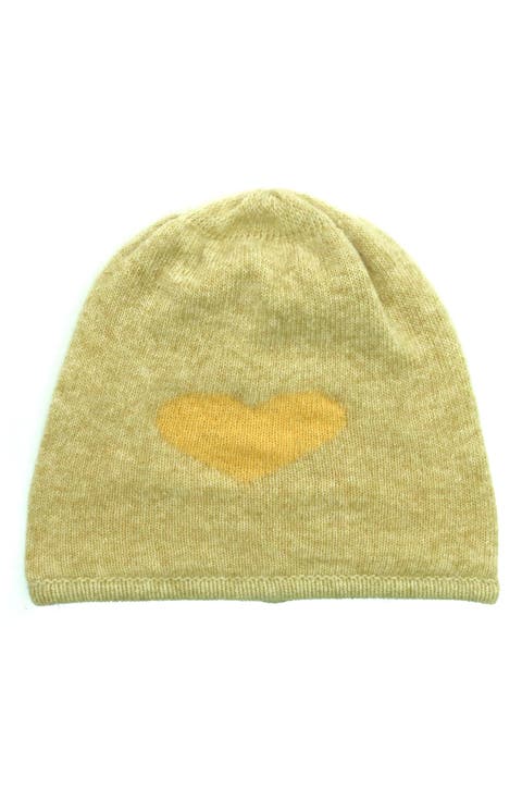 Heart Wool Blend Beanie