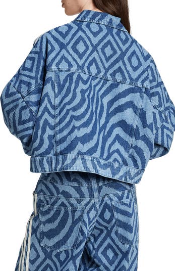 adidas x FARM Rio Lifestyle Denim Track Jacket | Nordstrom