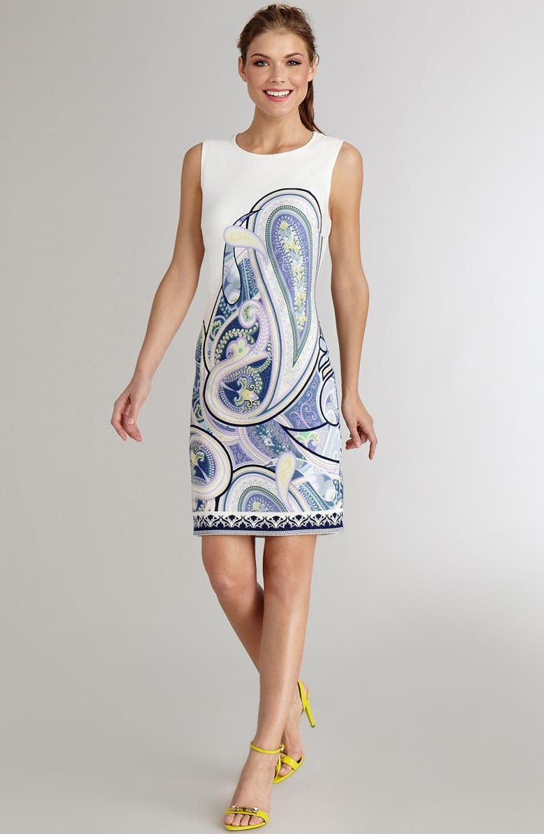 Donna Morgan Matte Jersey A-Line Dress, Main, color, 