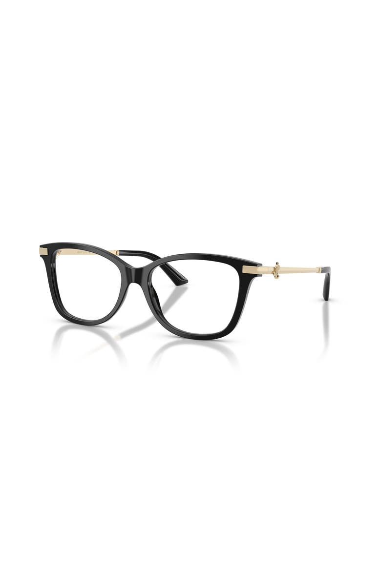 54mm Rectangle optical glasses, Main, color, Black
