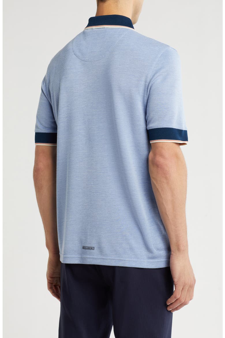 Eastgate Quarter Zip Polo, Alternate, color, BLUE