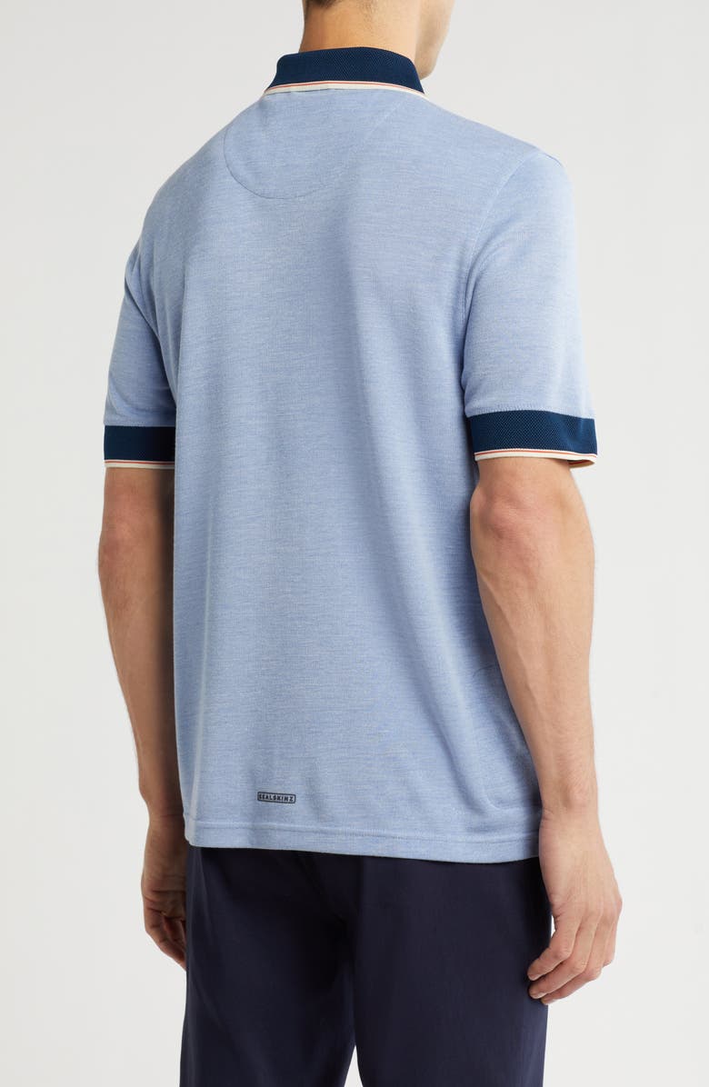 Sealskinz Eastgate Quarter Zip Polo, Alternate, color, Blue