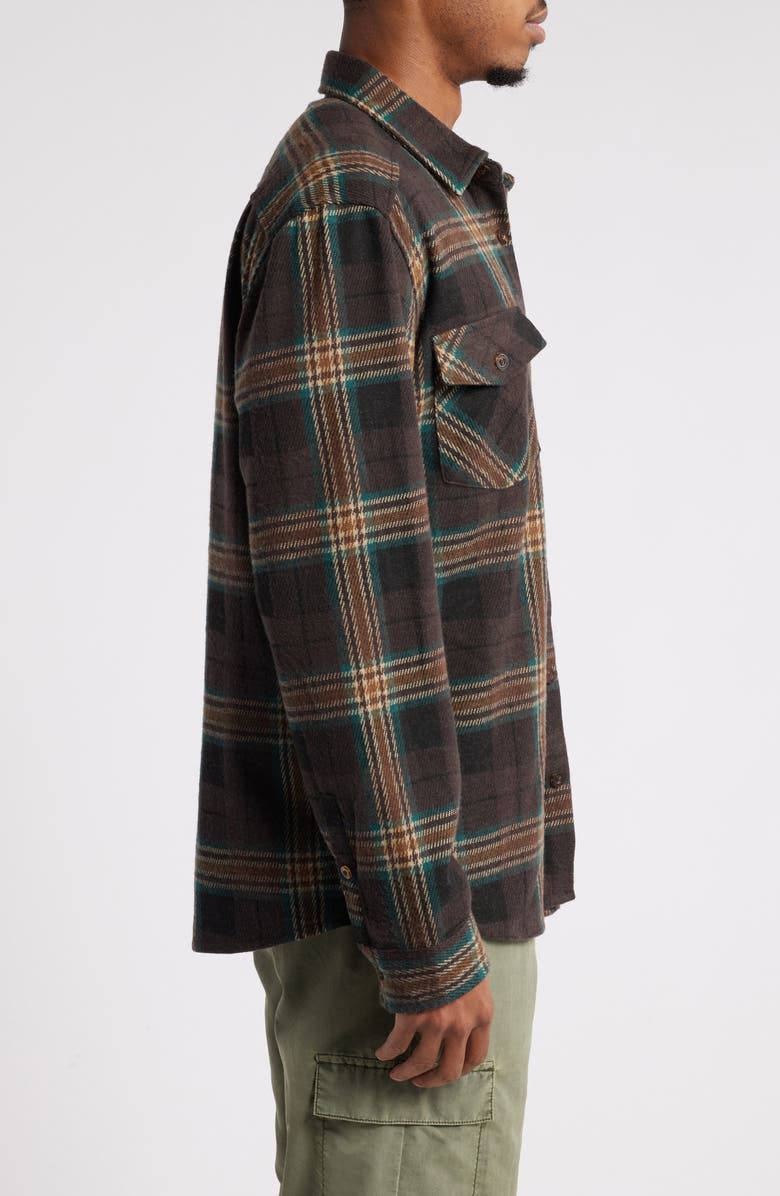 RVCA Vacancy Plaid Regular Fit Button-Up Shirt, Alternate, color,