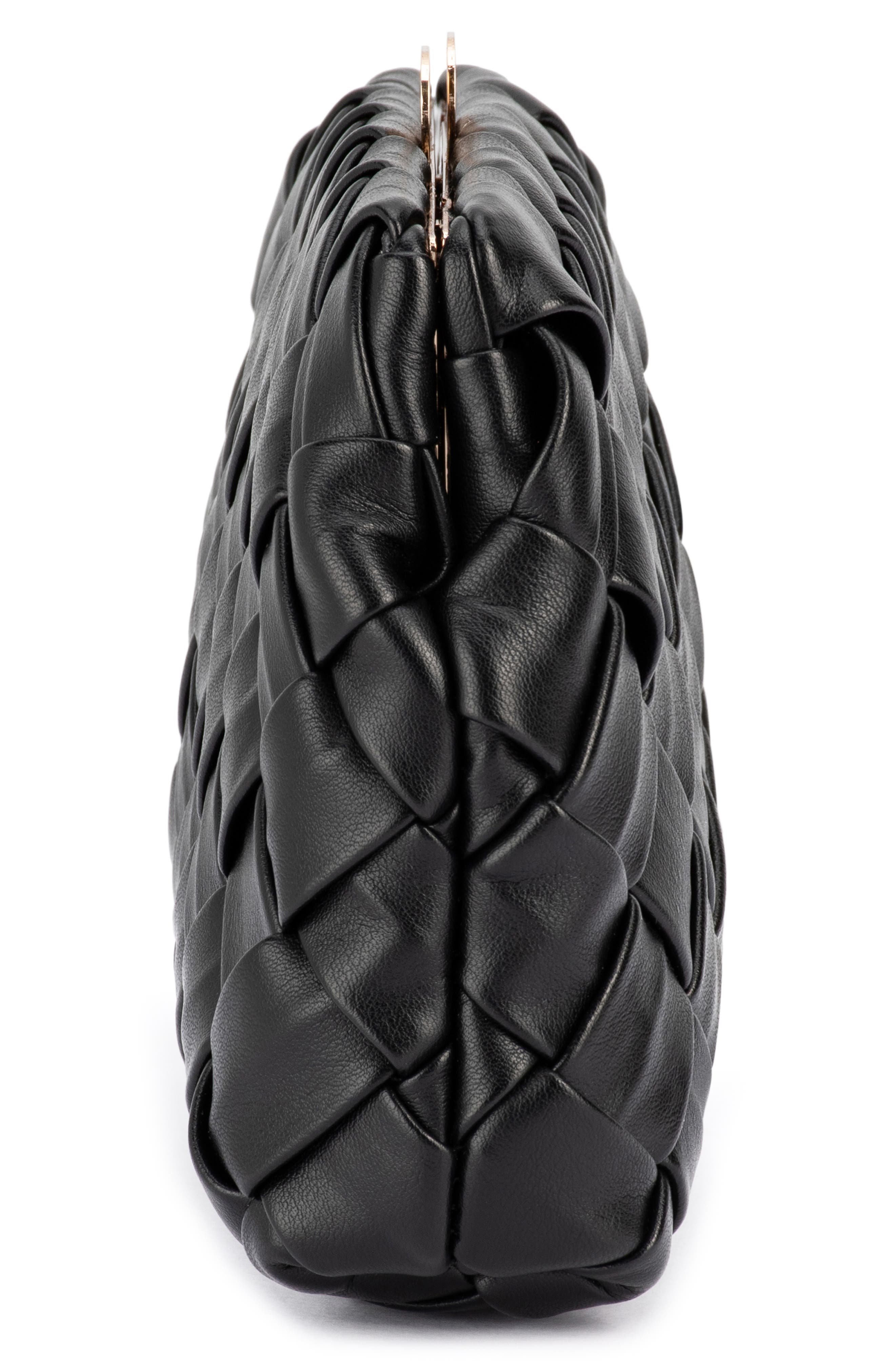 Olga Berg Quinn Woven Clutch, Alternate, color, 