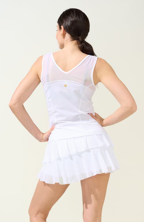 Bobbe Active V-neck Mesh-strap Tank In Multi