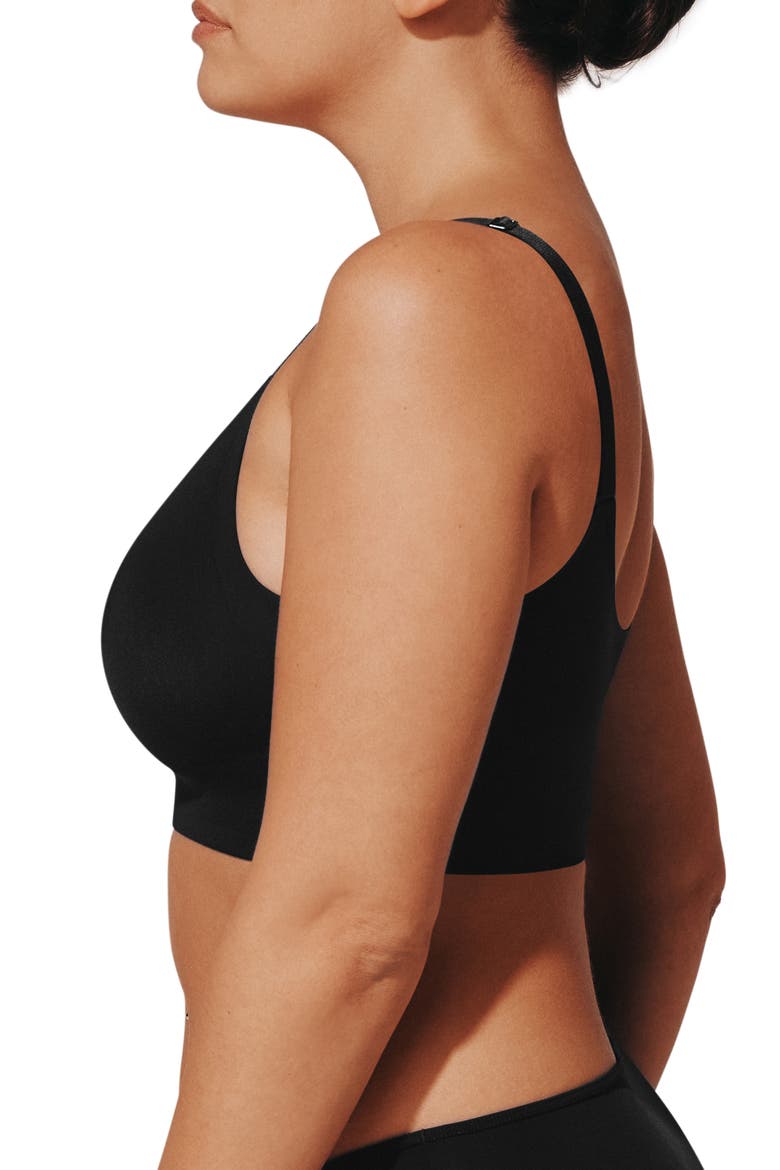 Adjustable Wireless Bra, Alternate, color, BLACK