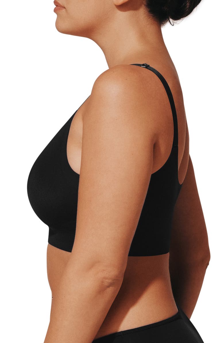 ThirdLove Adjustable Wireless Bra, Alternate, color, Black