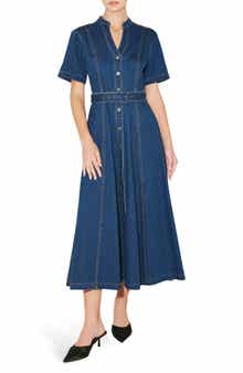 FREEMARKET Denim Midi Dress