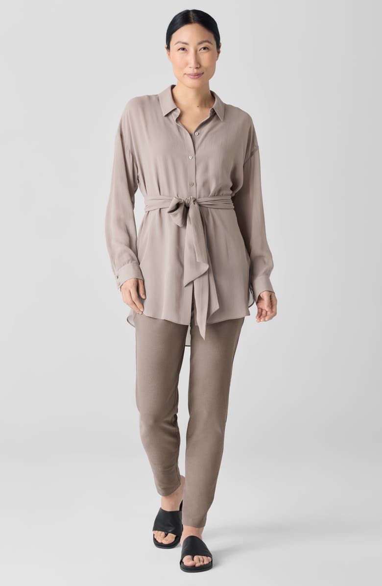Eileen Fisher Slim Ankle Pants, Alternate, color, Cocoa