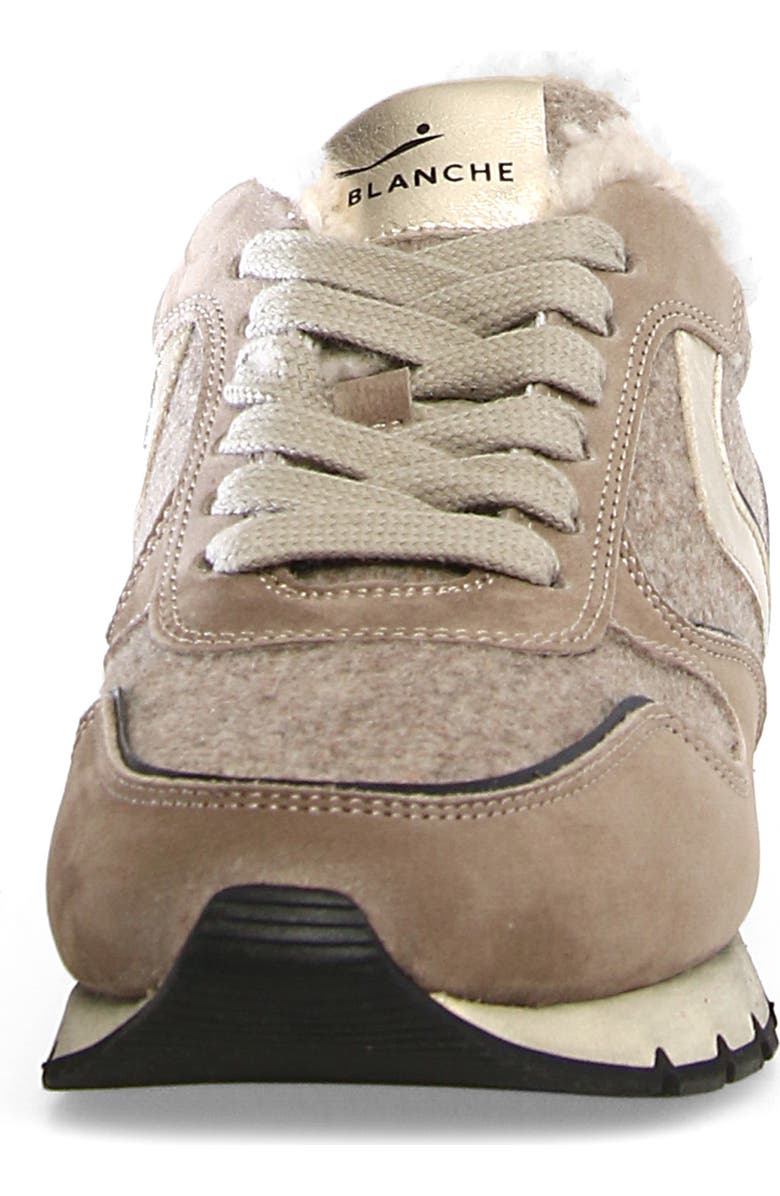 Voile Blanche Julia Genuine Shearling Sneaker, Alternate, color,