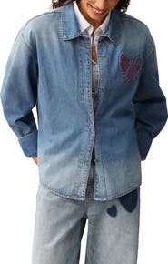 Bayeas Rosalind Embroidered Denim Jacket
