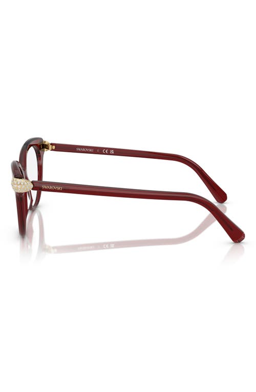 Swarovski 53mm Phantos Optical Glasses In Brown