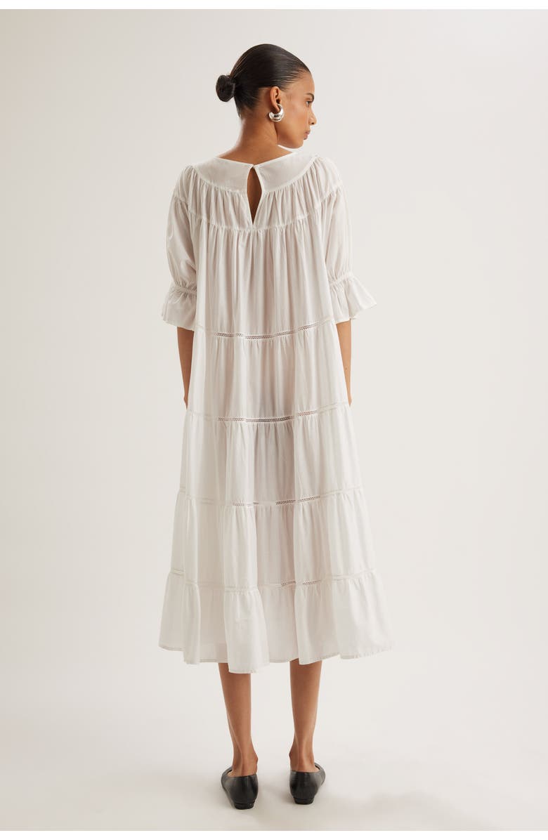 Merlette Paradis Dress, Alternate, color, White