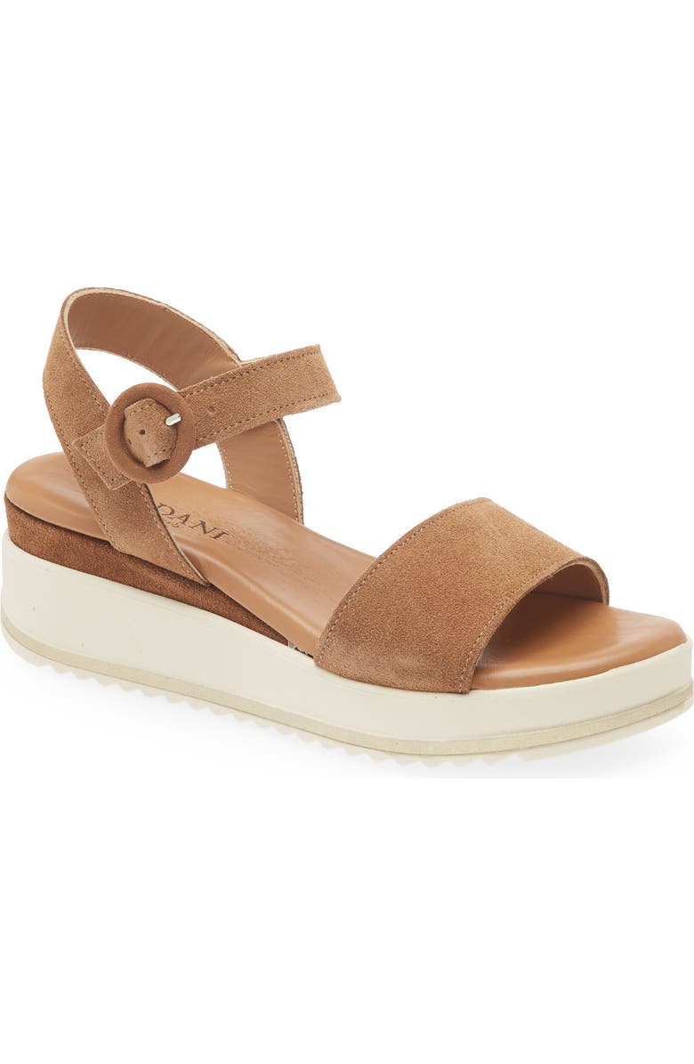 Cordani Arielle Ankle Strap Platform Wedge Sandal, Main, color, Clove