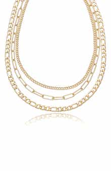 Ettika Chain Up Layered Necklace