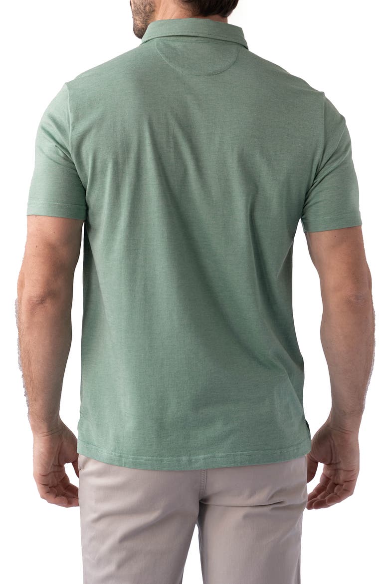 Feeder Polo, Alternate, color, MELANGE FARMER SAGE