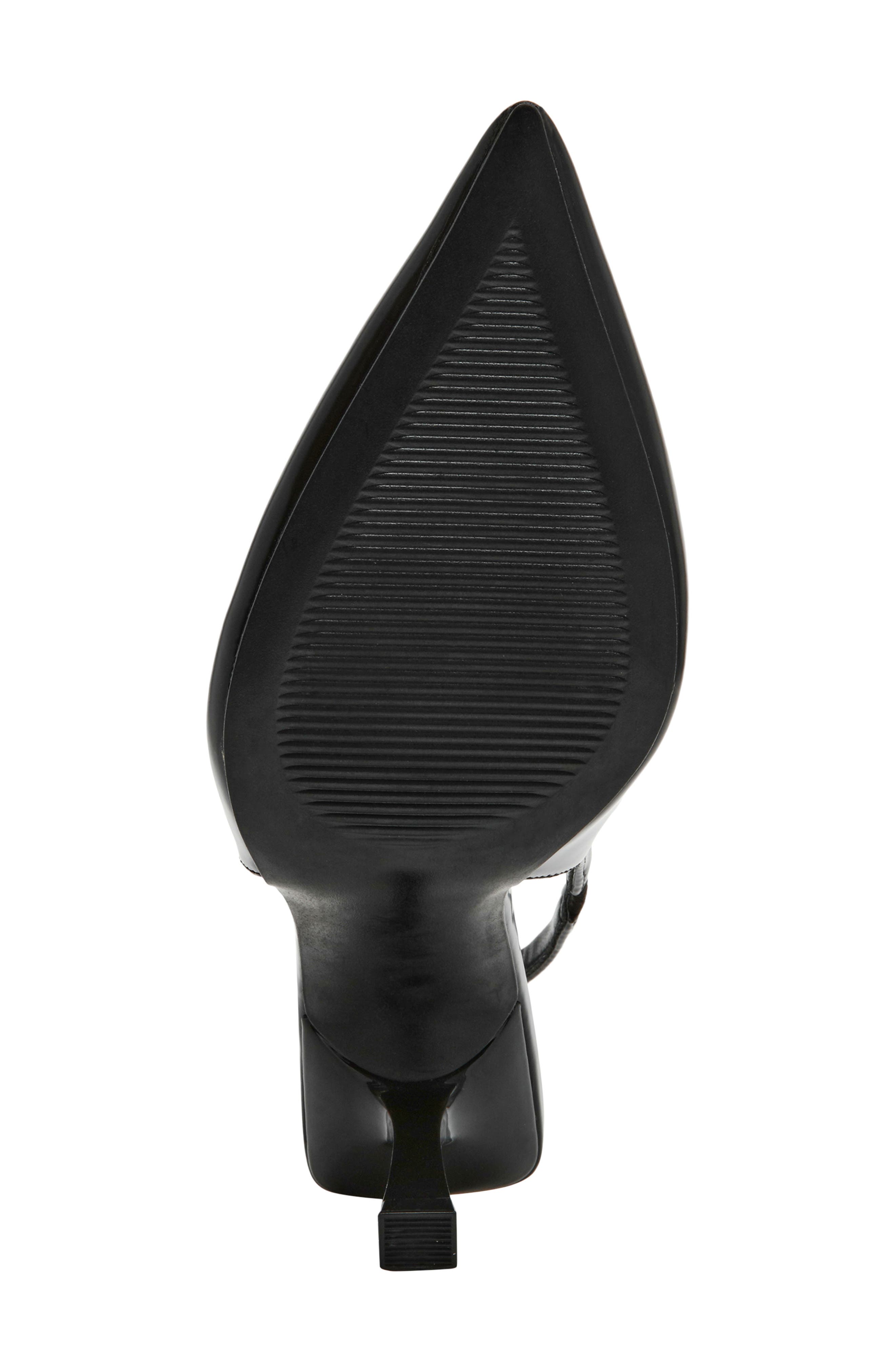 Anne Klein Itzy Pointed Toe Slingback Pump, Alternate, color, Black Box