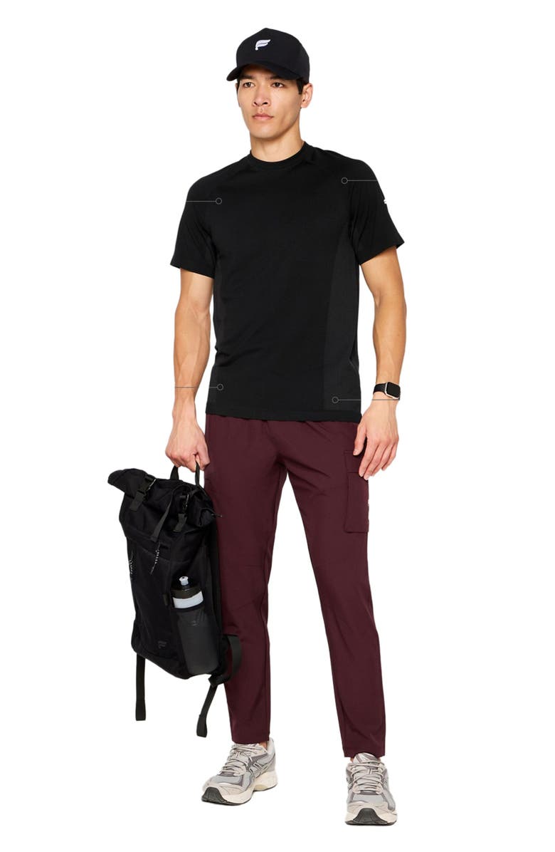 Fabletics Men's The Training Day Tee, Alternate, color, Black