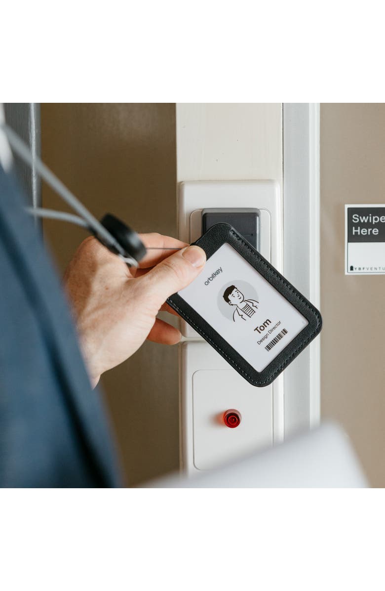 Orbitkey ID Card Holder, Alternate, color, Black