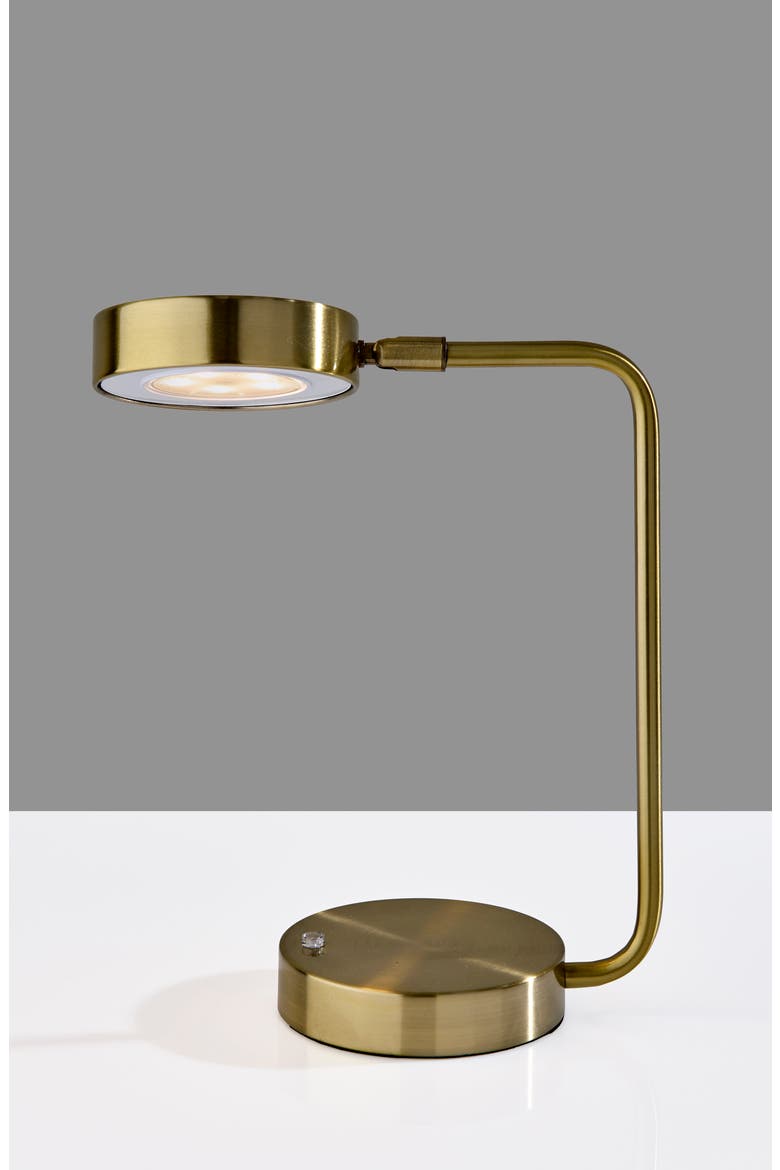 Amari Cordless LED Desk Lamp, Alternate, color, ANTIQUE BRASS