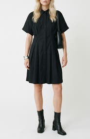 VERO MODA Friba Pleated Mini Shirtdress
