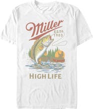 Miller High Life Mens Miller High Life Fishing Life 1903 T Shirt