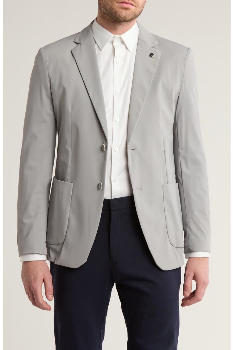 Slim Fit Pocket Blazer, Main, color, GREY