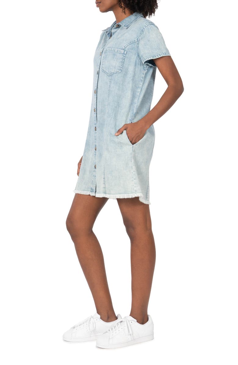 KUT from the Kloth Vittoria Denim Shirtdress, Alternate, color, 