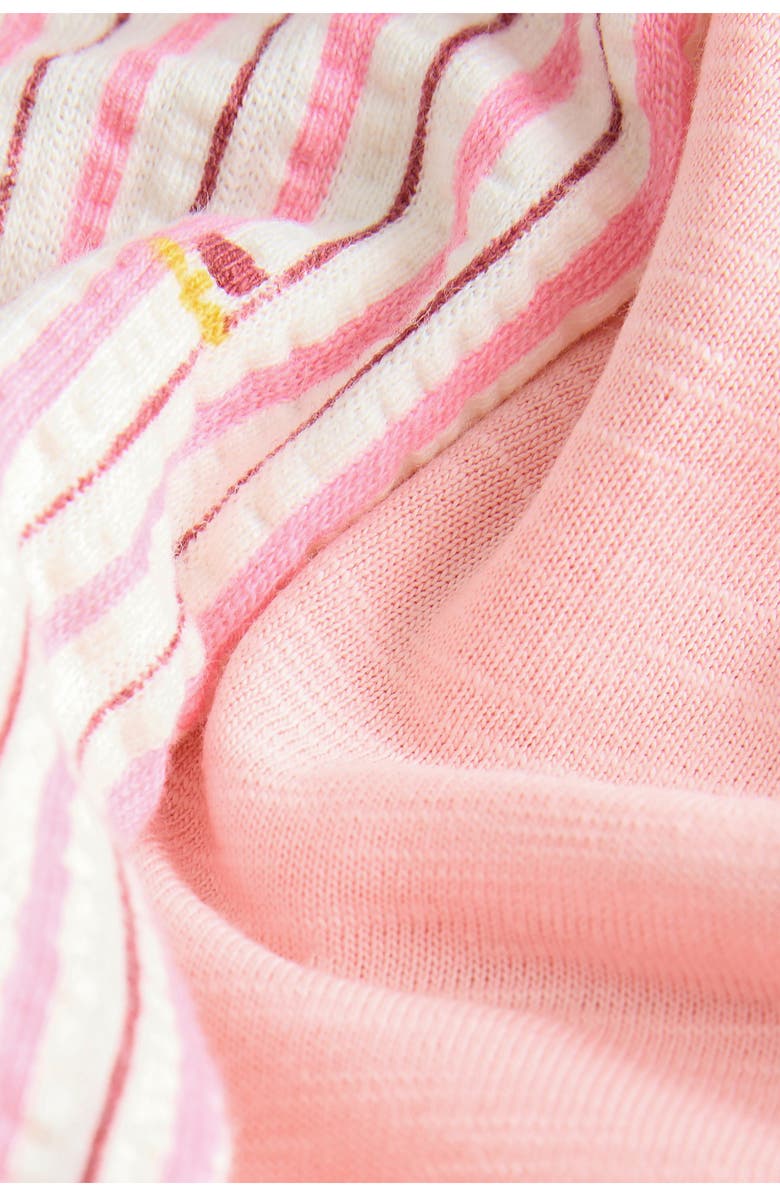 NEXT Kids' Peplum Top & Seersucker Pants Set, Alternate, color, Pink