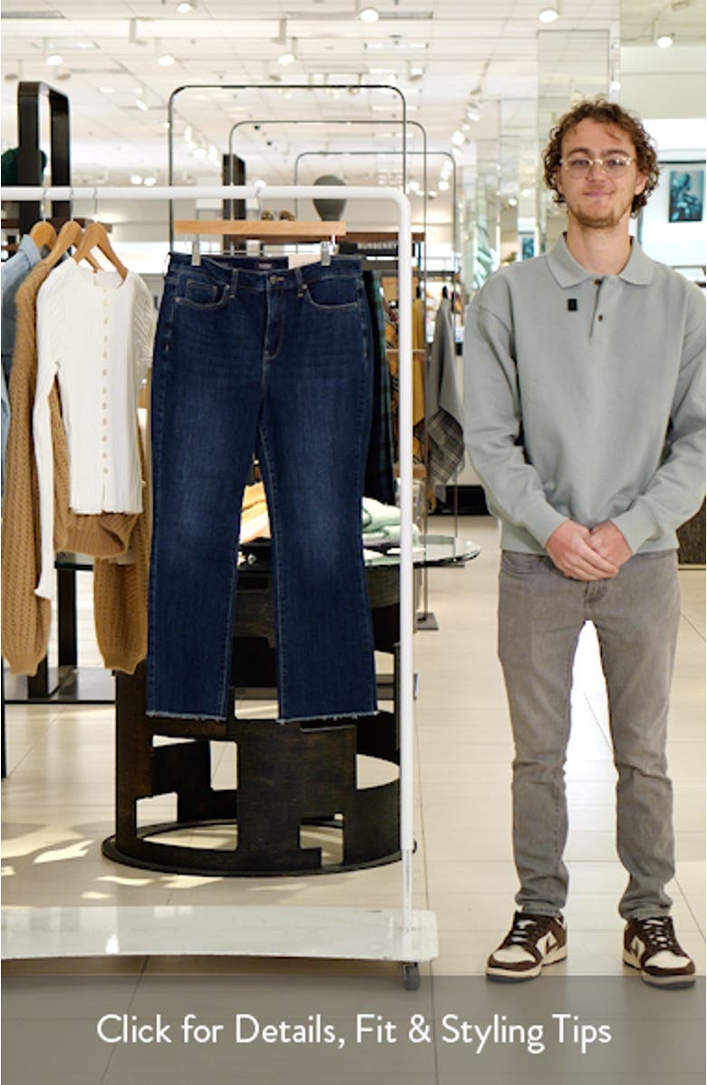 Slim Boot Ankle Fray Jeans, sales video thumbnail