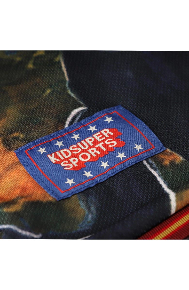 NBA X KIDSUPER Unisex NBA & KidSuper Studios by Fanatics Wine Cleveland Cavaliers Hometown Shorts, Alternate, color, Yellow