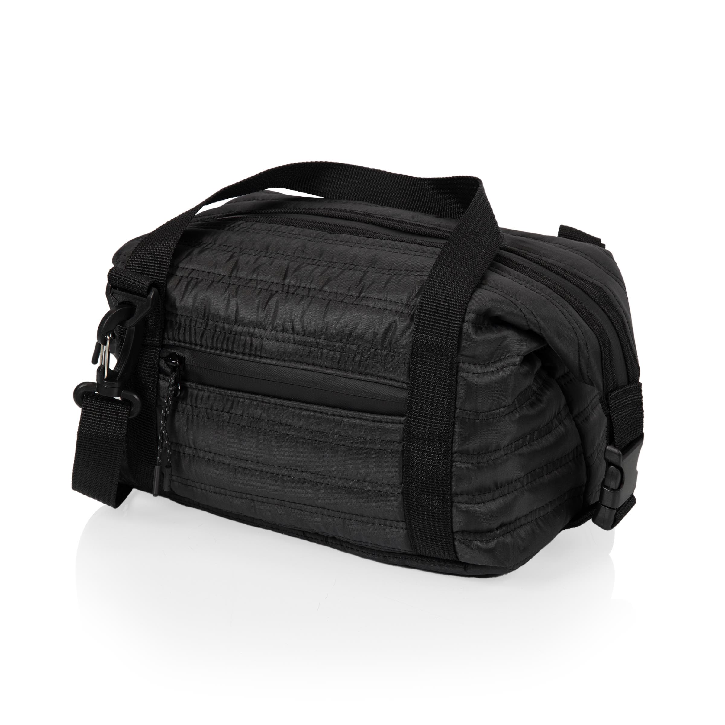 Oniva Midday Quilted Washable Insulated Lunch Bag In Black