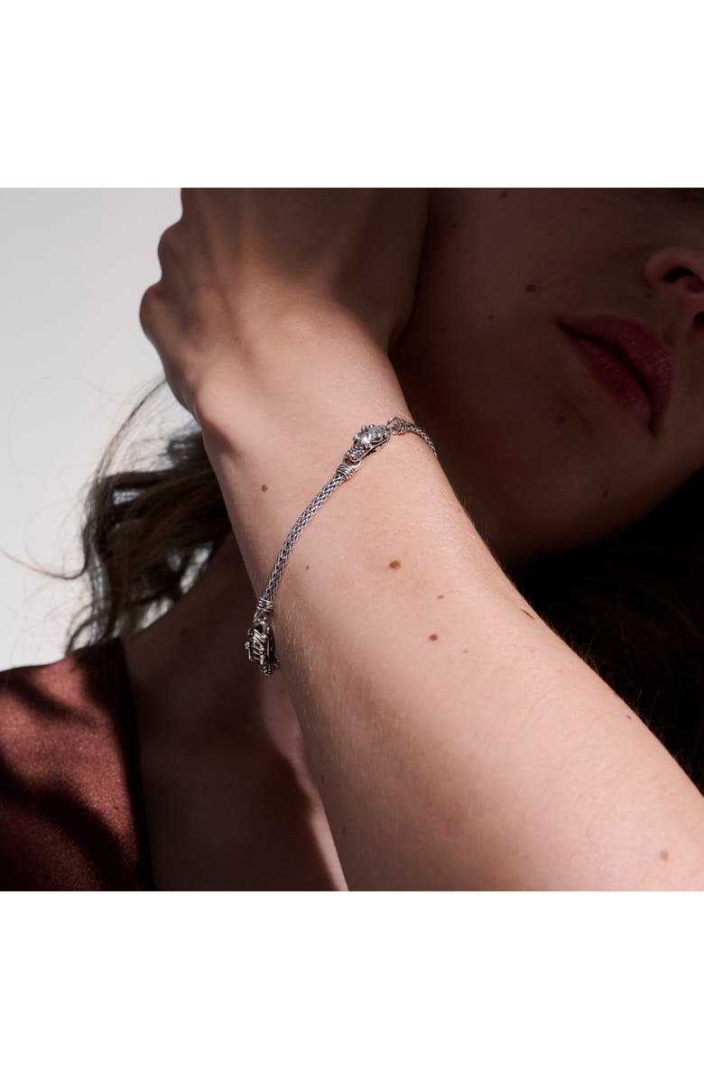 John Hardy Legends Naga Triple Station Bracelet, Alternate, color, Silver