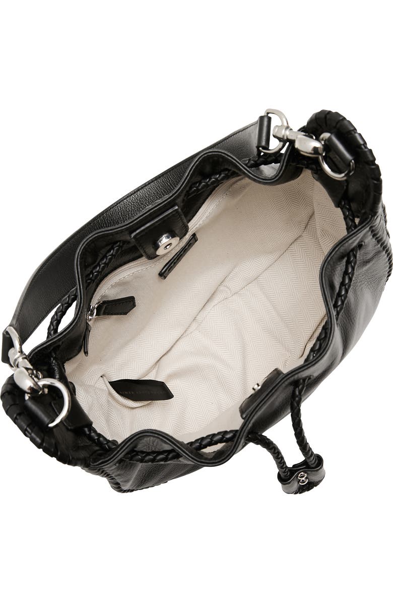 AIMEE All For Love Convertible Drawstring Bucket Bag, Alternate, color, Black