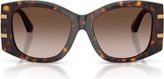 Dolce&Gabbana 54mm Gradient Butterfly Sunglasses