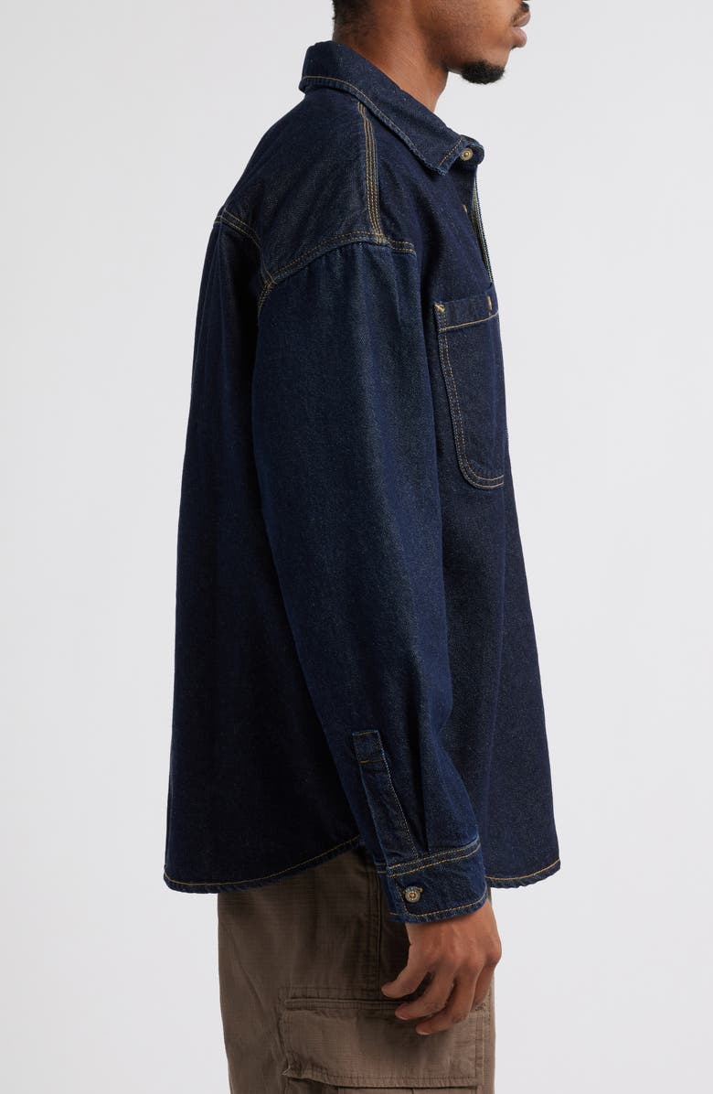 Dickies Houston Denim Button-Up Shirt, Alternate, color, 