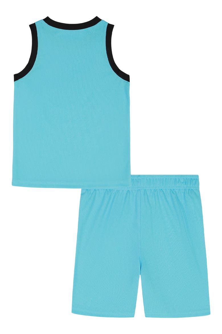 Basketball Jersey Tank & Shorts Set, Alternate, color, FRESCO BLUE
