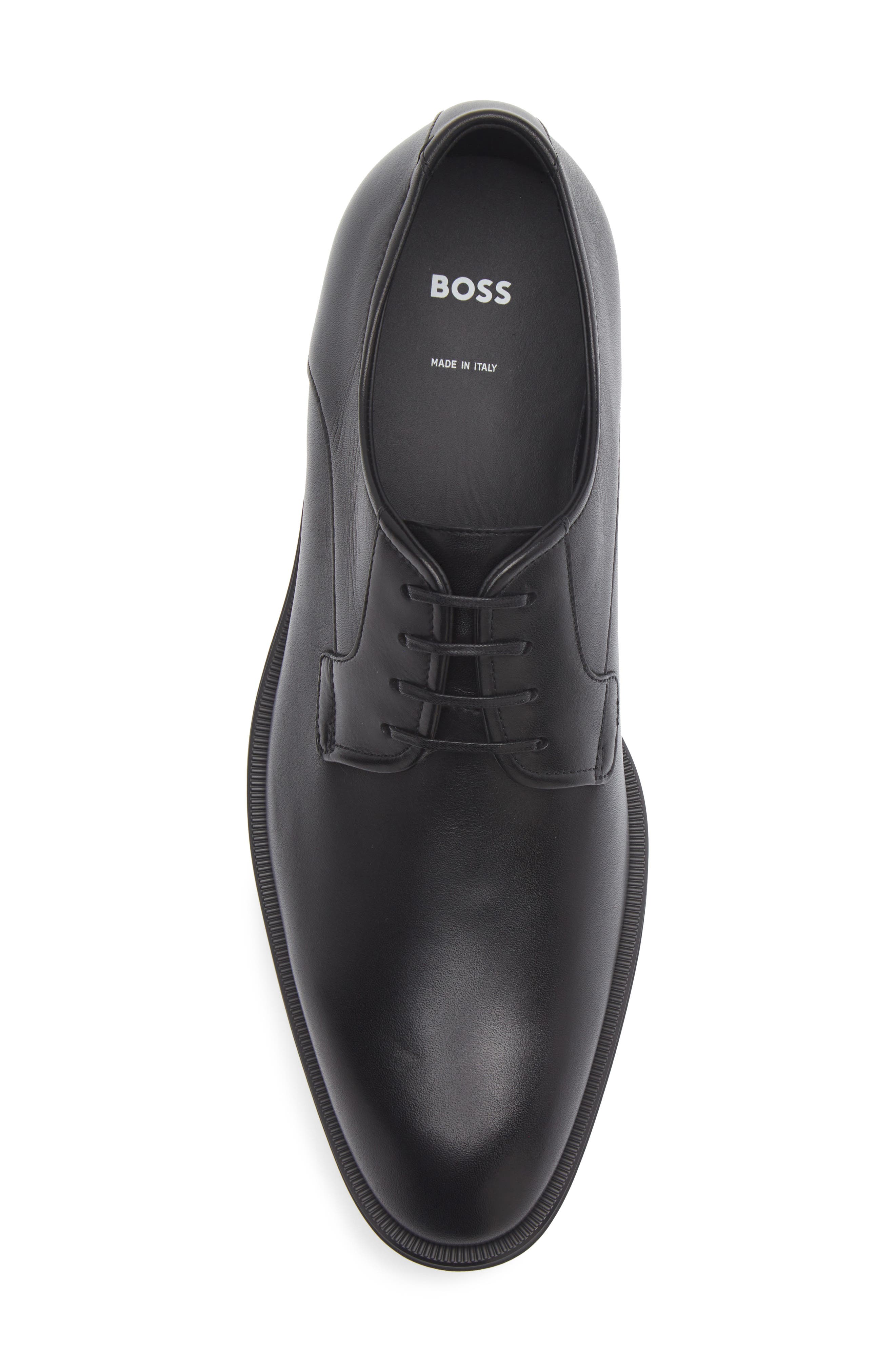 Teylor Plain Toe Derby, Alternate, color, BLACK