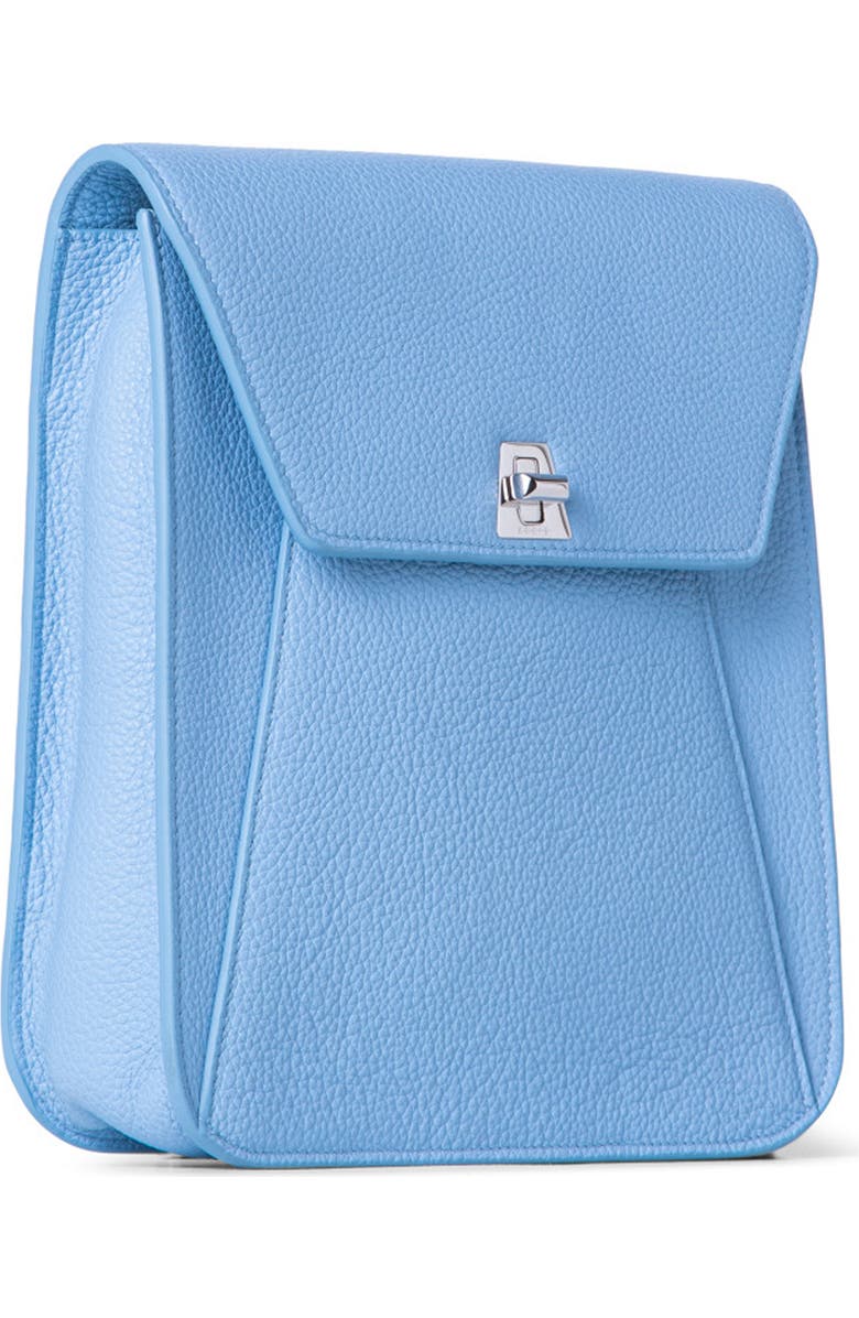 Akris Small Anouk Leather Crossbody Bag, Alternate, color, 210 Powder Blue